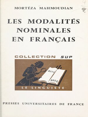 cover image of Les modalités nominales en français